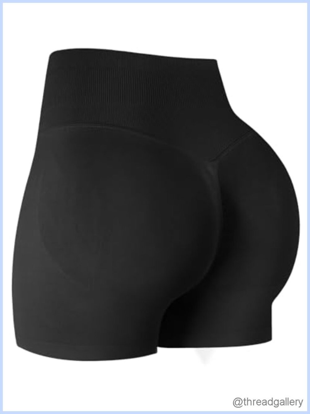 High Waisted Seamless Butt Lifting Scrunch Workout Shorts